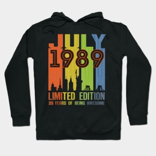 July 1989 35 Years Of Being Awesome Limited Edition Hoodie